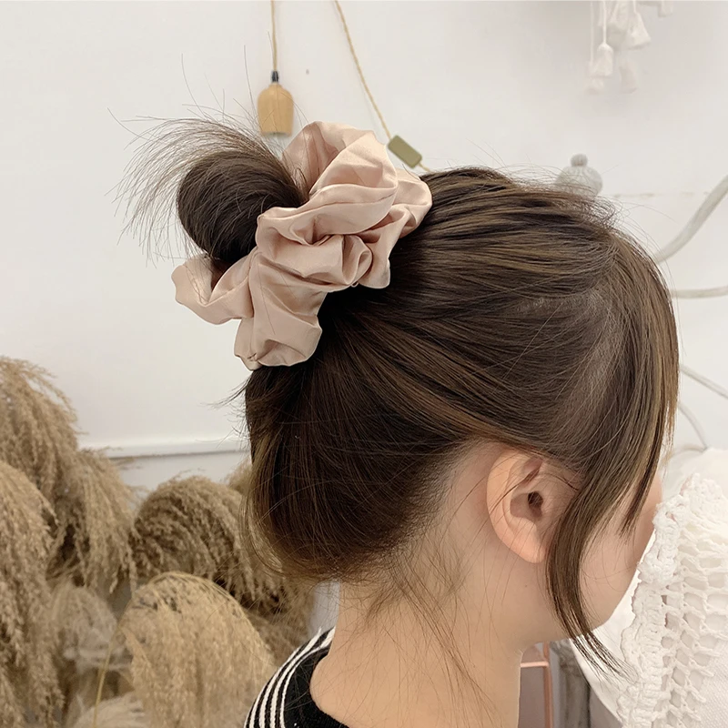 Scrunchie Multicolor Large Intestine Hair Ties Rope Ponytail Holder Great Qualtiy For Women