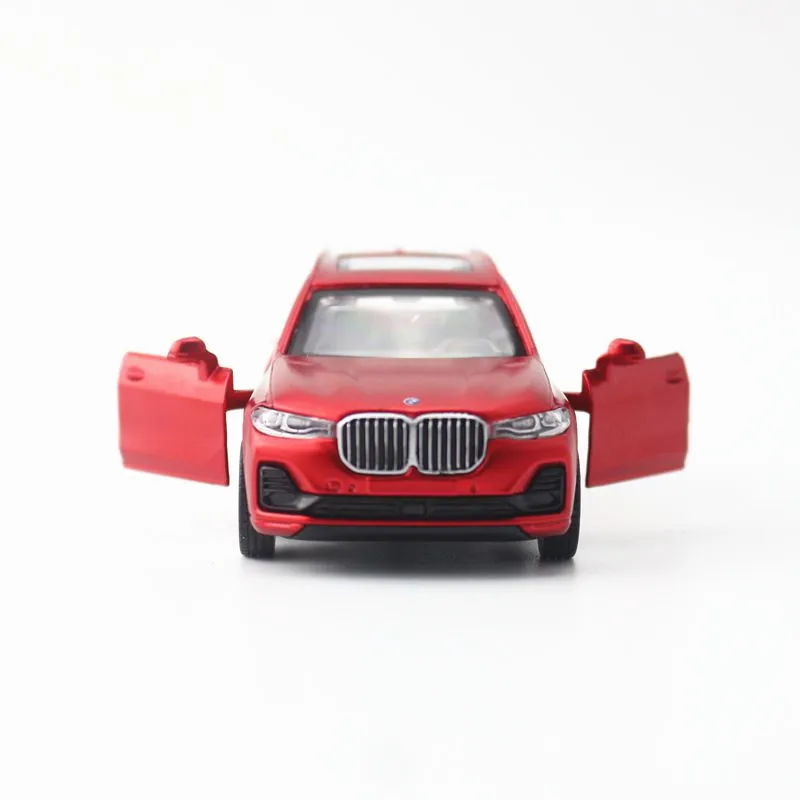 Diecast Metal Vehicle Model 1:44 Scale X7 SUV Sport Toy Car Pull Back Doors Openable Educational Collection Gift Kid Match Box