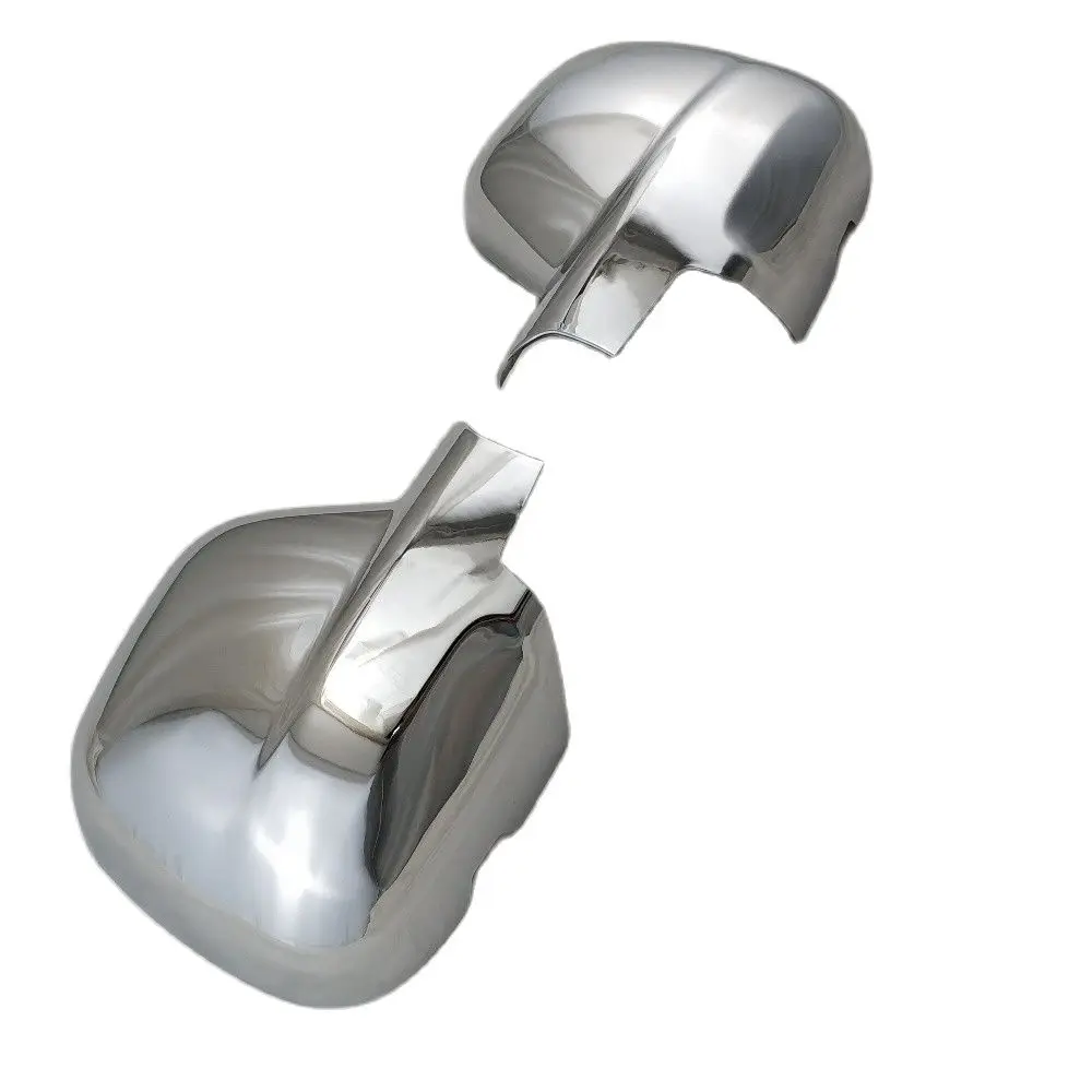 2pcs ABS Chrome Car Side Door Rear View Mirror Cover For Citroen Berlingo III/Rifter / Combo E/Peugeot Partner II 2012-2018