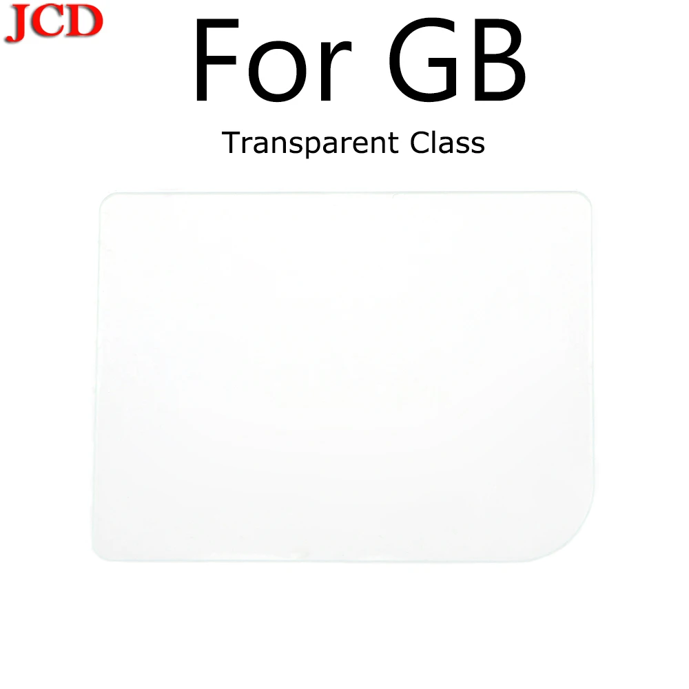 JCD New glass Screen Lens for Zero DMG-001 for GB Glass Plastic with adhensive DMG-01 Lens Cover for GameBoy Plastic Lens