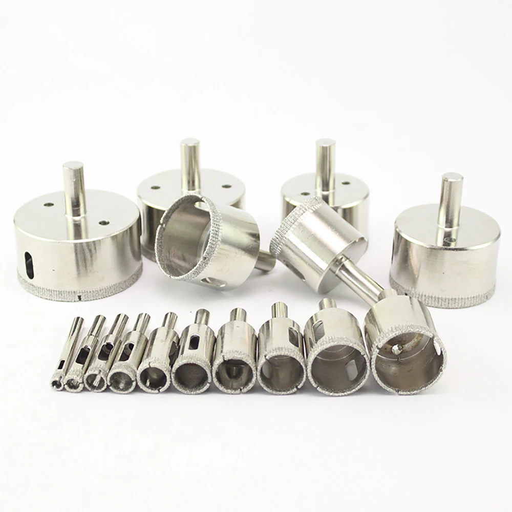 7-90Mm Diamond Hole Saw เจาะกระเบื้องหินแกรนิตหินอ่อน Holesaw Cutter