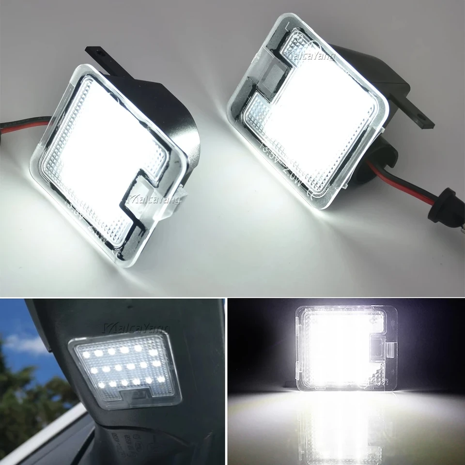 Juego De 2 Luces LED De Charco Para Retrovisor Exterior – Para Ford Focus, Ranger, Kuga, Mondeo, C-Max Y S-Max