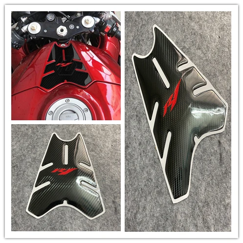 

3D Motorcycle Front Gas Fuel Tank Cover Protector Tank Pad Case Fuel tank cap sticker for Yamaha YZF-R1 R1 R 1 2007 2008