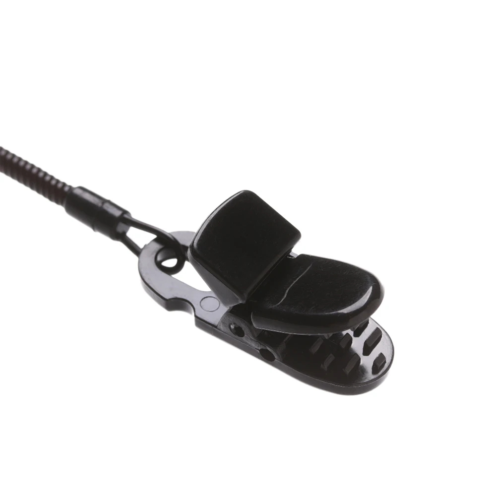 Fishing Cap Eyewear Retainer Hat Leash Windy Clip Holder Black Nylon Cord Strap And Plastic Windproof Clips Fishing Accessories