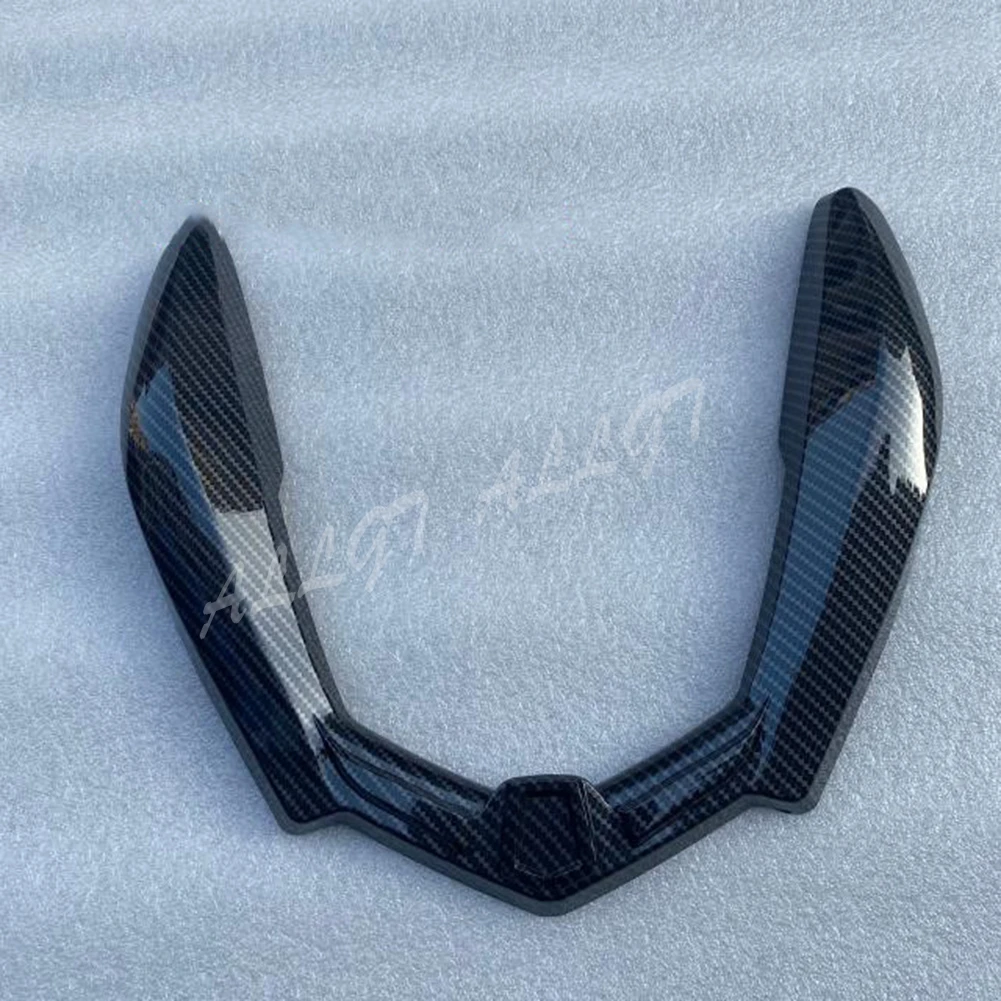 Carbon Fiber Printed Motorcycle Refit Rear Shelf Handrail Passenger Tail Armrest Fin Luggage Rack Trim For YAMAHA NMAX155 2020