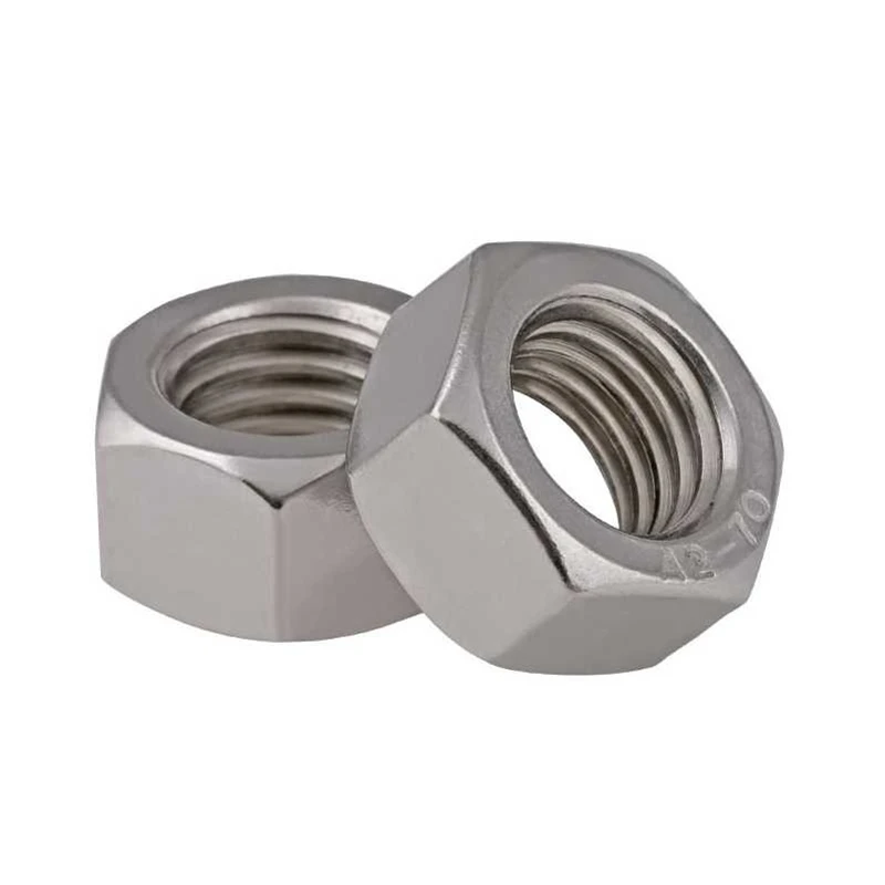 10/100pcs A2-70/ 304 Stainless Steel Hex Hexagon Nut M1 M1.2 M1.4 M1.6 M2 M2.5 M3 M4 M5 M6 M8 M10 M12 Nuts for Screw Bolt