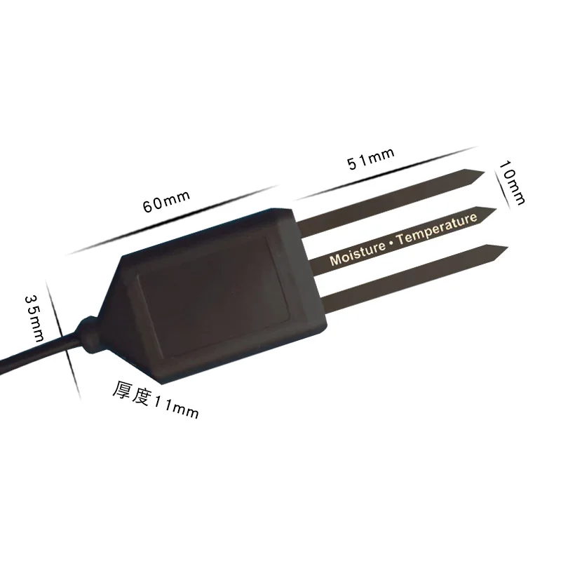 MT10 토양 수분 온도 EC 센서, SDI12 RS485 0-2V