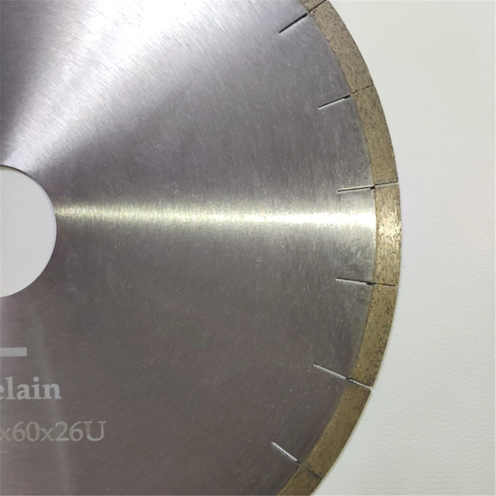 DB24 السيراميك بلاط البورسلين أسطوانة تقطيع D350mm U فتحة الماس شفرات المنشار 14 بوصة شفرات منشار دائري صامت للبورسلين 1 قطعة
