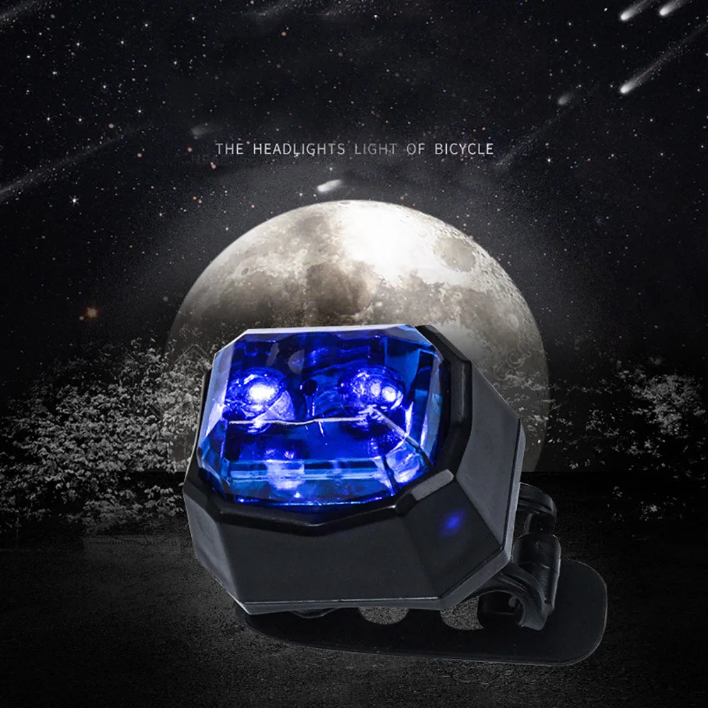 2 Led Bike Tail Light Usb Bicycle Rear Back MTB Lamp Helmet Safety Flashing Warning Red Safety Lanter Outdoor Cycling Lights