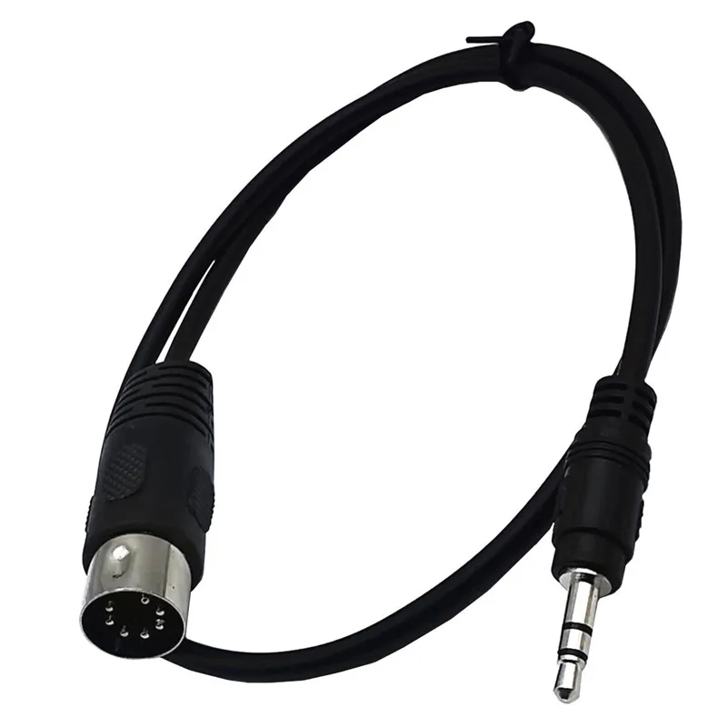 7Pin Din Male to 3.5mm 1/8in Stereo Audio Cable MIDI 7 pin to 3.5mm cable  0.5m 1m 1.5m 3m