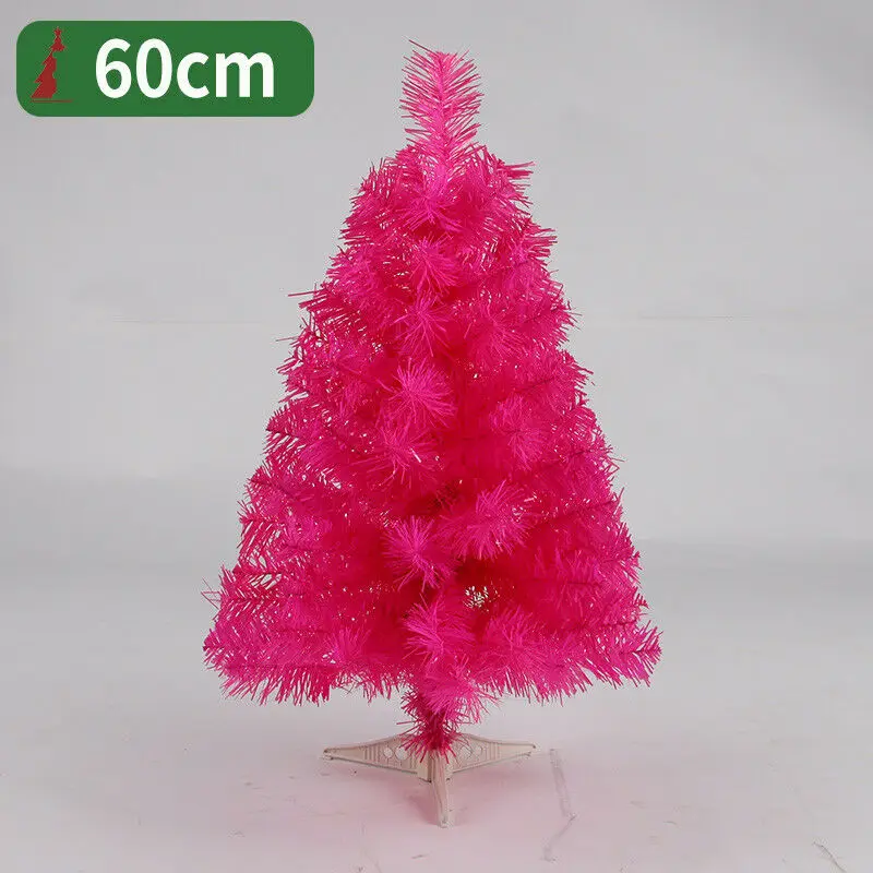 Albero di Natale fucsia 2 3 4 5 6 7 8 FT Porta esterna natalizia per festival non decorata