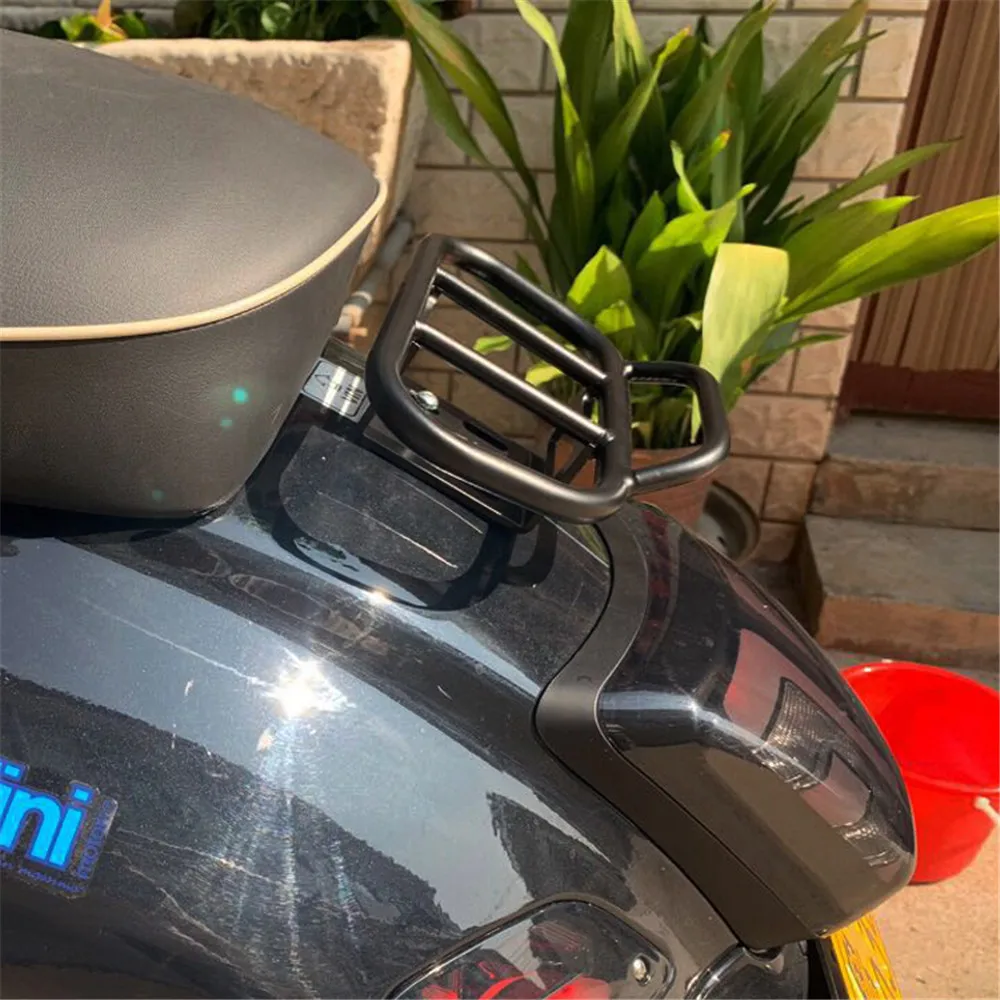 Für VESPA GTS GTV LX Primavera Sprint 125 150 250 300 300ie Motorrad Hinten Gepäckträger Sport Gepäckträger Bücherregal Rack