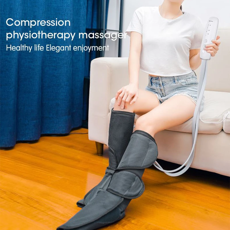 

110V/220V Leg Physiotherapy Device Multi-Part Air Pressure Massage Knee Massager Padsleg Warming Massager Winter Cold Protection