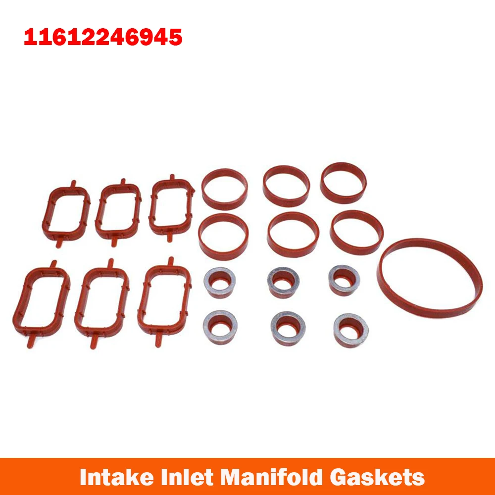 11612246949 Intake Manifold Backup Ring Back Up Ring Cover Gasket for BMW M47 M57 E38 E39 E46 E60 E61 E65 E66 E90 E91 E53 E83