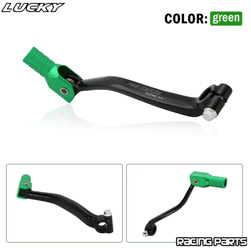 

CNC Motorcycle Alluminium Forged Shift Levers Gear Shift Shaft Lever For KAWASAKI KX250F 2009-2020 Motorcross Dirt Pit Bike