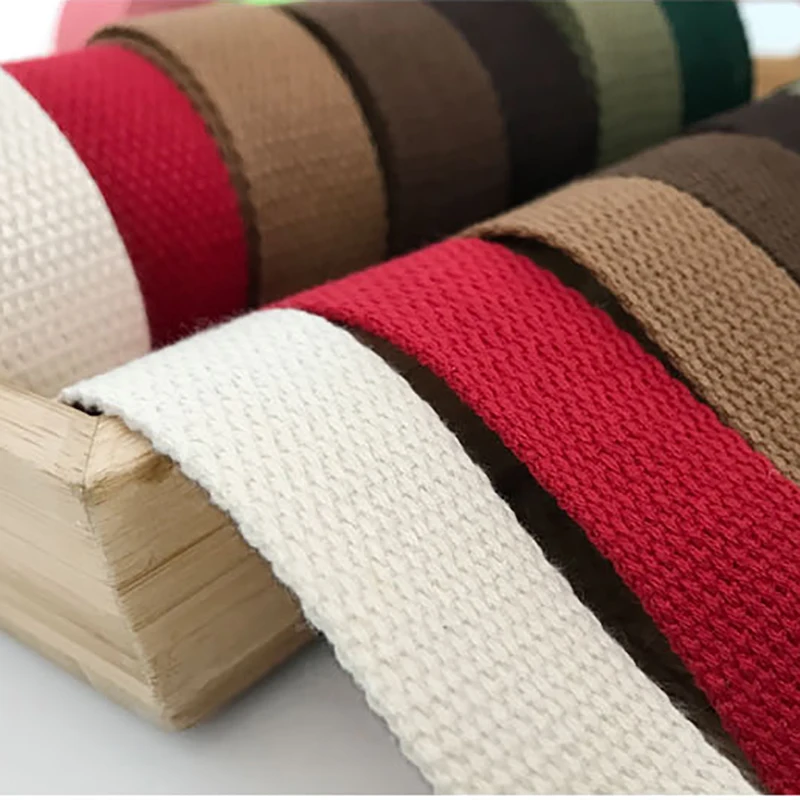 5meter 30-32mm width Canvas Ribbon Polyester Cotton Webbing Strap Sewing Bag Belt Accessories Outdoor Backpack Bag Parts