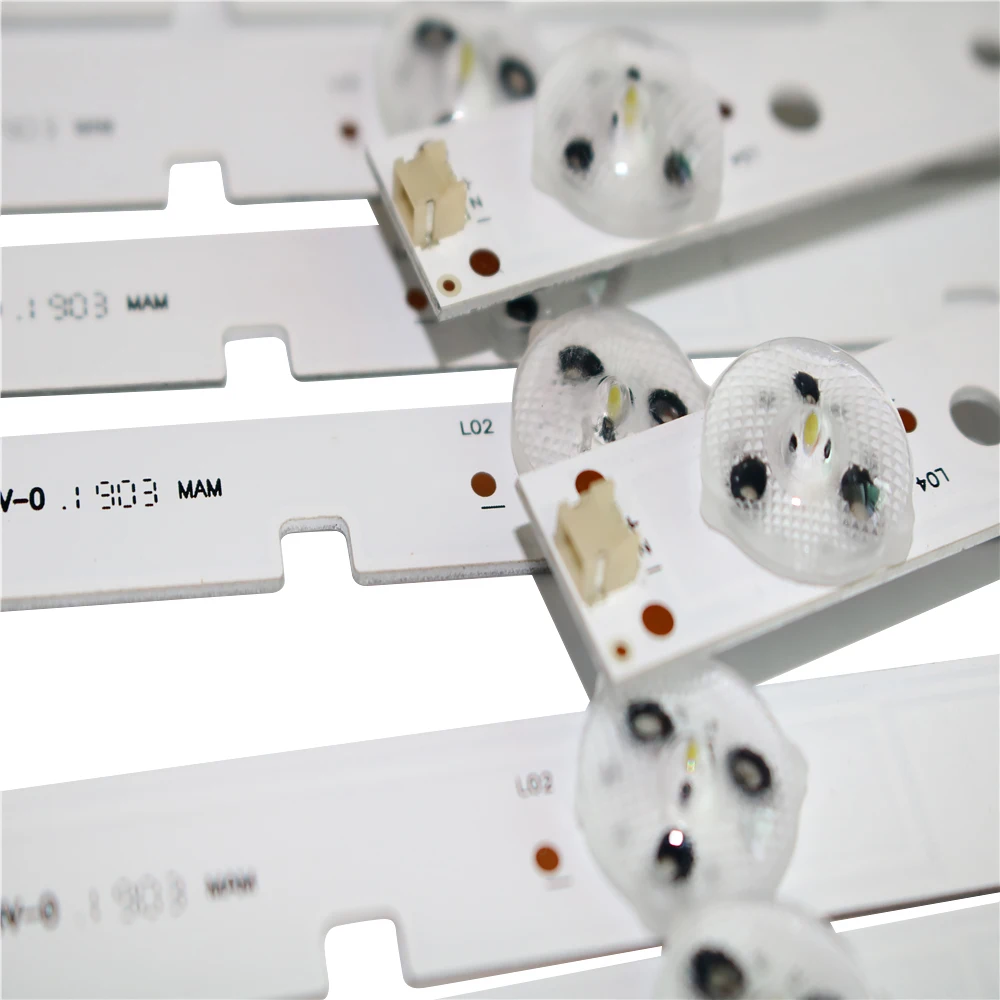 7pcs LED Backlight strip for LED43K3100 LED43K1800 LED43H1600 LED43N2000 LED43EC520UAI LED43EC500U 43H2600 JL.D42641330-003CS-M
