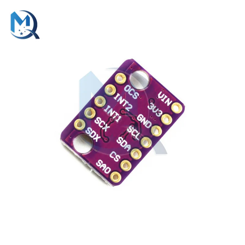 3-5V GY-BMI160 BMI160 6DOF Sensor Module 6-axis Angular Velocity Gyroscope + Gravity Acceleration Sensor Board IIC SPI