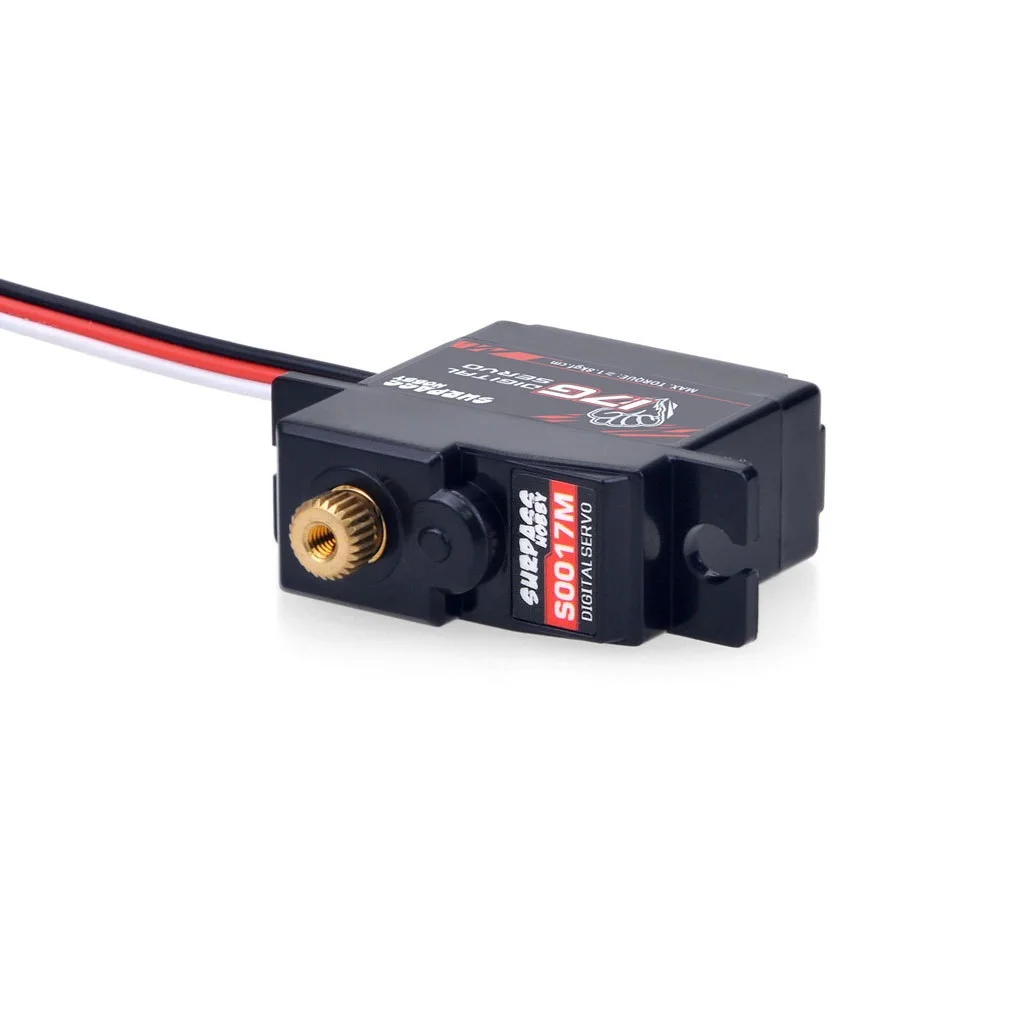 4.8 ~ 6V S0017M Micro Mini DC Servo 17G เกียร์โลหะ1.5 ~ 1.8กก.Servo ดิจิตอลสำหรับ1/18 RC รถเรืออะไหล่ทดแทน