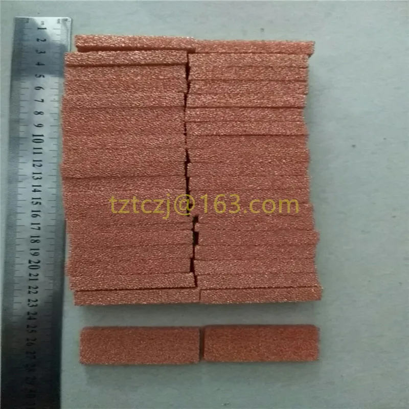 Porous foam copper/Heat conduction/Electromagnetic shielding/Catalyst/Electrolytic copper material/Scientific research material