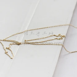 DIY Supply-One Meter Premium Plated Brass Finding Chains - Flat Oval 1.8x1.45mm (230SFB)