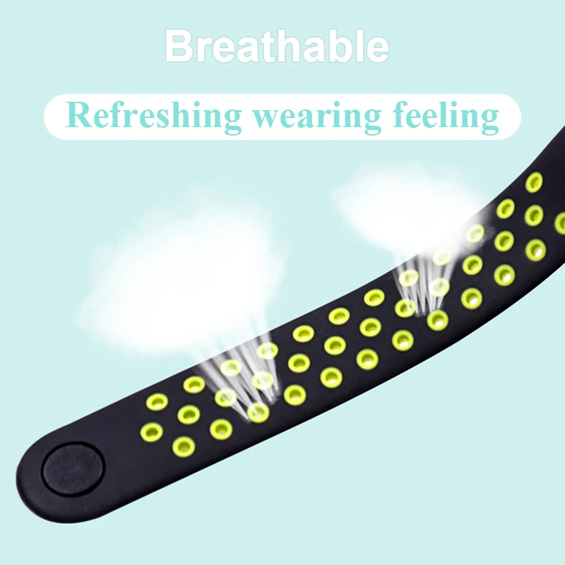 سيليكون حزام ل mi الفرقة 3 4 5 6 سوار شاومي تنفس miband 4 6 المعصم حزام اثنين اللون الرياضة استبدال اكسسوارات