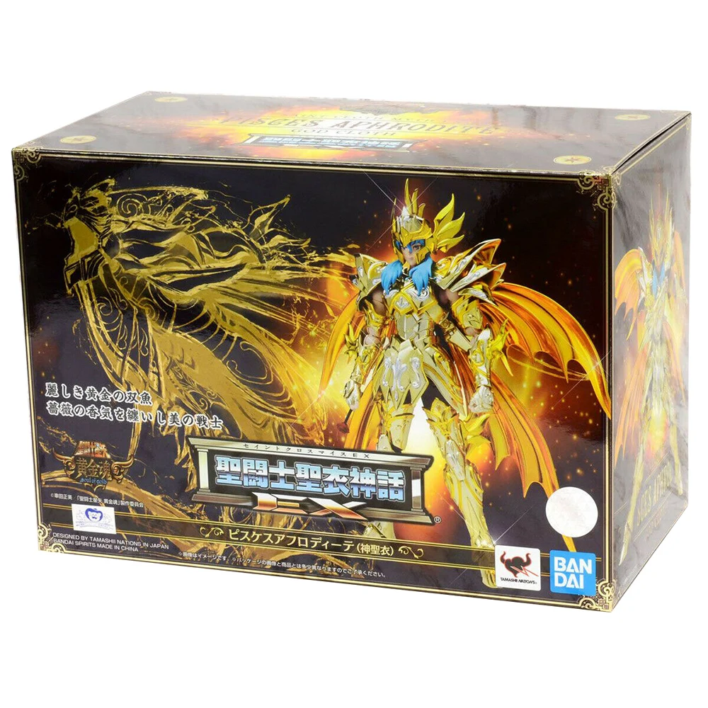 

Bandai Saint Seiya Cloth Myth Ex Pisces Aphrodite Figure Soul Of Gold Metal Armor Action Figure Model Toys