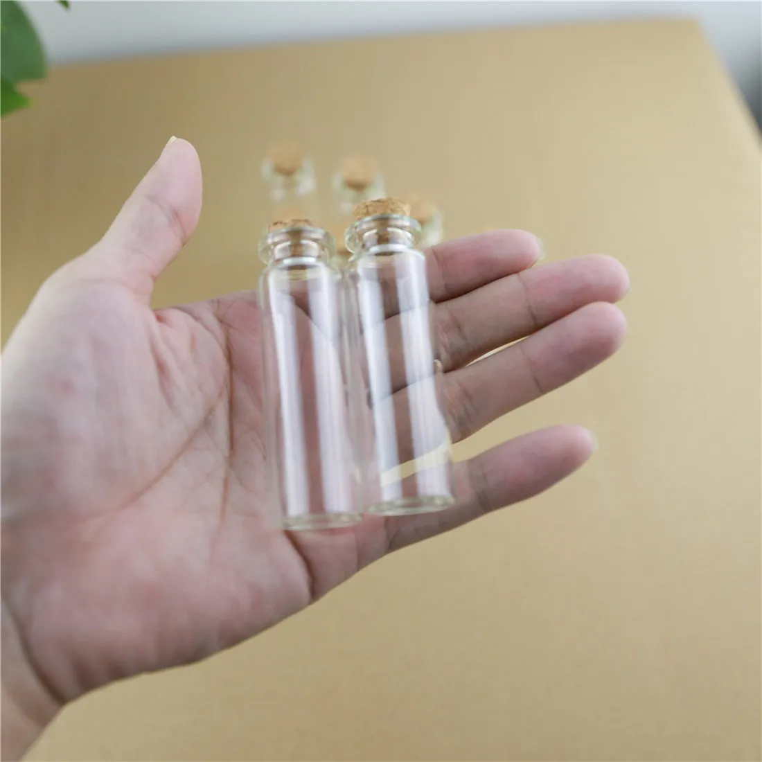 

24 Pieces 22*70mm 15ml Small Glass Jars Bottles Cork test tube Tiny Jars Transparent Empty Storage Jar Glass Bottle Stopper