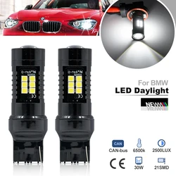 Canbus 7440 T20 W21W LED Daytime Running Lamps for BMW 1Series F20 F21 2010 2011 2012 2013 2014 2015 Bimmer Headlights Daylight