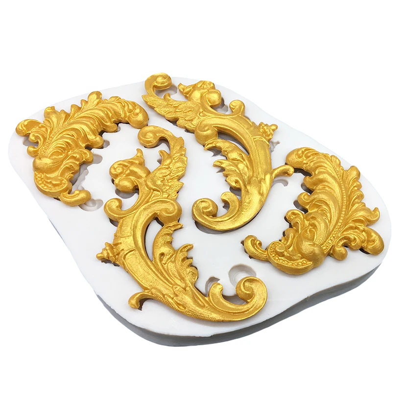 Decorative Pattern Silicone Mold Sugarcraft Cupcake Baking Mold Fondant Cake Decorating Tools