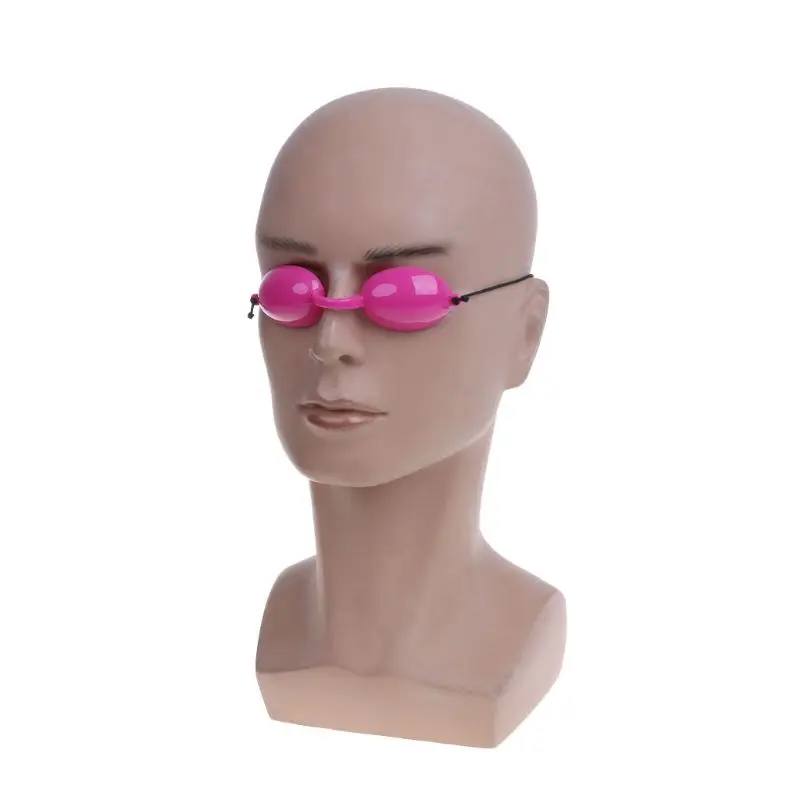 Güvenlik gözlükleri koruyucu gözlük yumuşak silikon Eyepatch ayarlanabilir gözlük koruma güzellik IPL lazer vizör