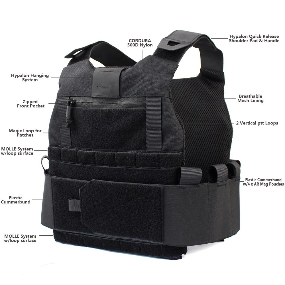Lightweiht FCSK2.0 Tactical Vest Tactical Body Armor JPC Molle Plate Carrier Vest CS Game Paintball Airsoft Vest