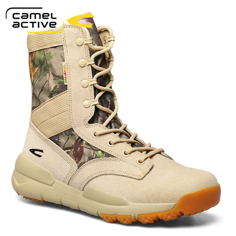 

Camel Active Hiking Shoes Women Men Autumn Winter Boots Non-slip Wear-resisting Casual Walking Genuine Leather Outdoor Boots