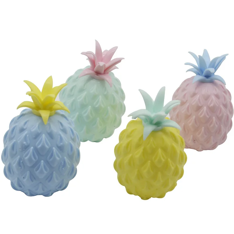 10cm Cute Large Pineapple with Soft Beads Fidget Toys Kids Squeeze Decompression Children's Toys Pressure Release Antistress Toy