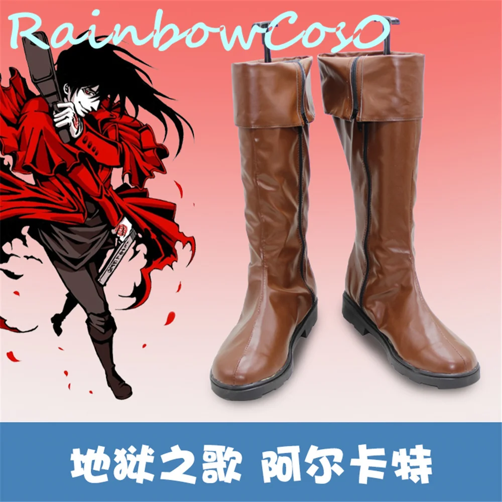 

Hellsing Alucard Обувь для косплея Сапоги Игра Аниме Карнавал Вечеринка Хэллоуин Рождество Rainbowcos0 W2014
