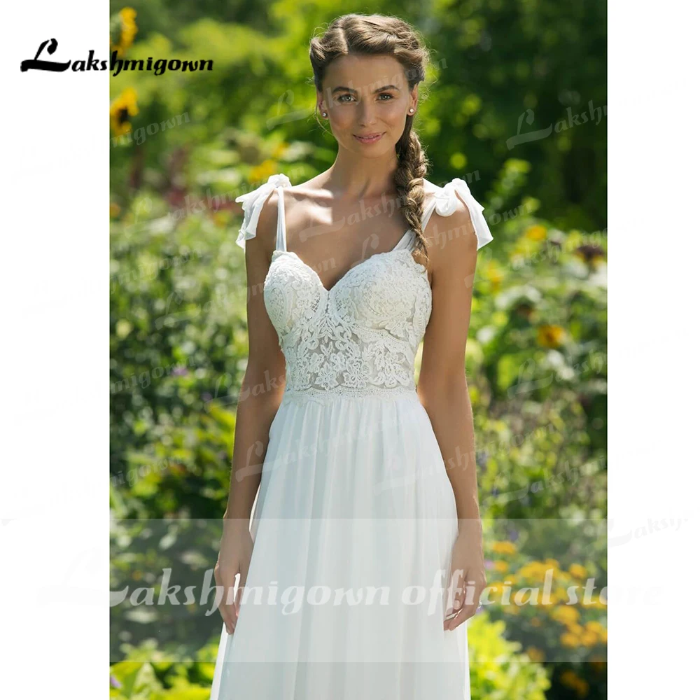 Abiti da sposa eleganti della boemia 2022 abito da sposa da spiaggia in Chiffon a cuore economico paese Vestido de Novia