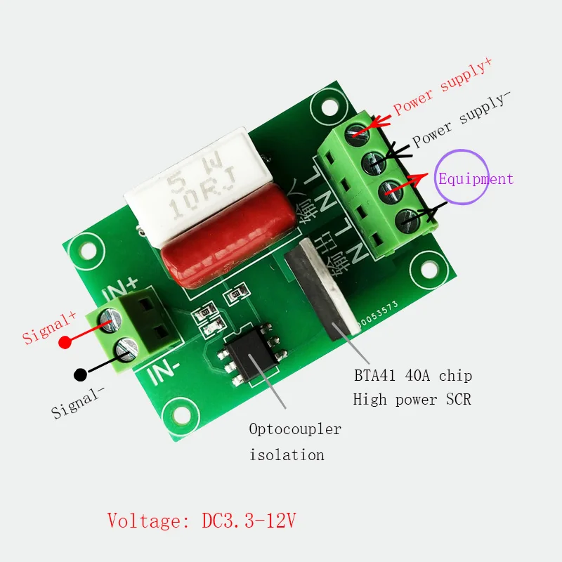 High power SCR module thyristor control board trigger switch DC