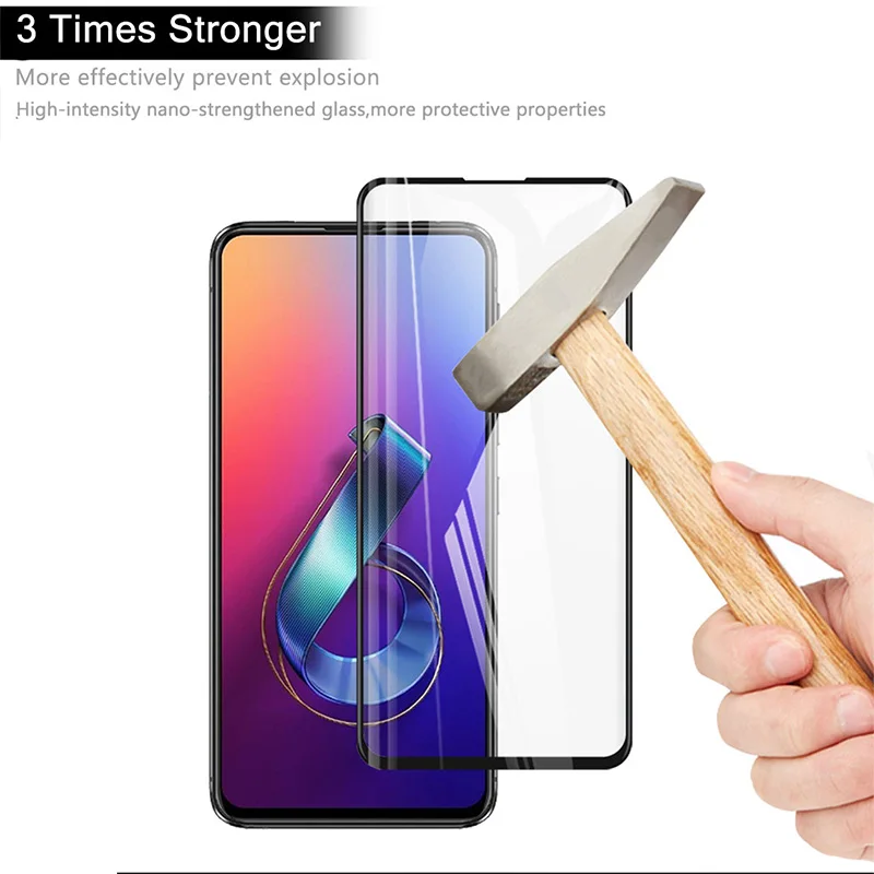 Vidrio Templado 9D para ASUS Zenfone 6 ZS630KL película protectora de pantalla
