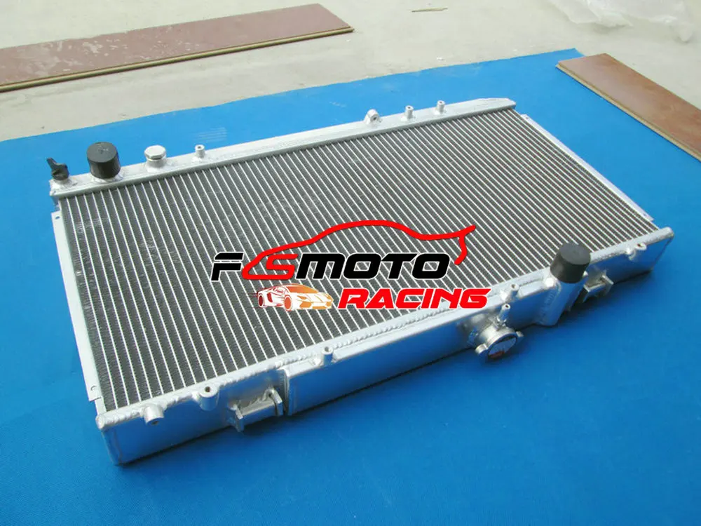 Aluminum Radiator+Fans For Toyota Celica GT4 ST185 RC GT-Four 2.0L Turbo 3S-GTE I4 4WD 1989-1993