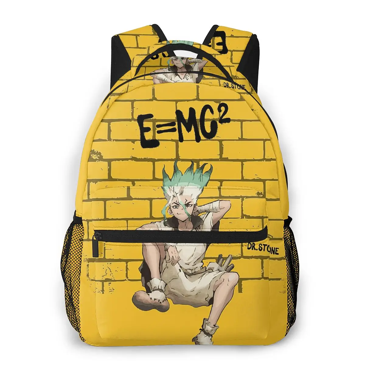 Dr Stone - Senku Graffiti Backpack for Girls Boys Travel RucksackBackpacks for Teenage school bag