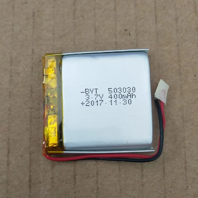 Limited Stock Retail 400mAh 3.7V  503030 Rechargeable Battery Size:30*30*4.5mm High Quality