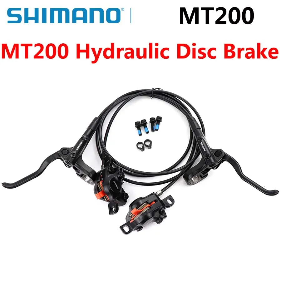 

SHIMANO MT200 Brake MTB Mountain Bike Hydraulic Disc Brak Set Left & Right 2 Piston 3 Finger Original Bicycle parts