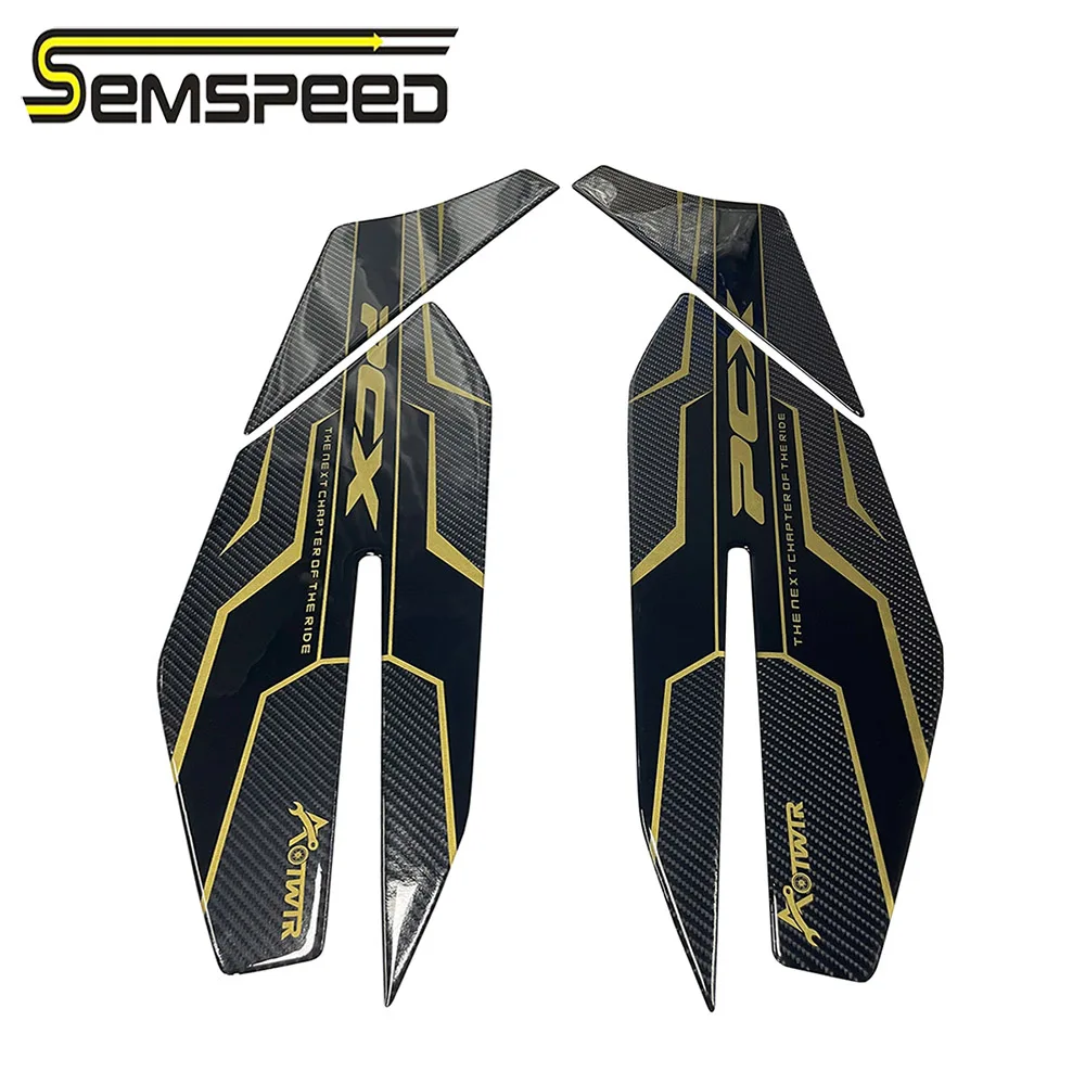 

SEMSPEED PCX160 PCX125 2021 Moto Footrest Foot Pedal Side Stickers for Honda PCX 125 PCX 160 Side Panel Decals Footpegs Stickers