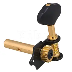 Yibuy-cabezales de máquina de engranajes 3R3L 18:1, sintonizadores de repuesto, clavijas de afinación de guitarra acústica