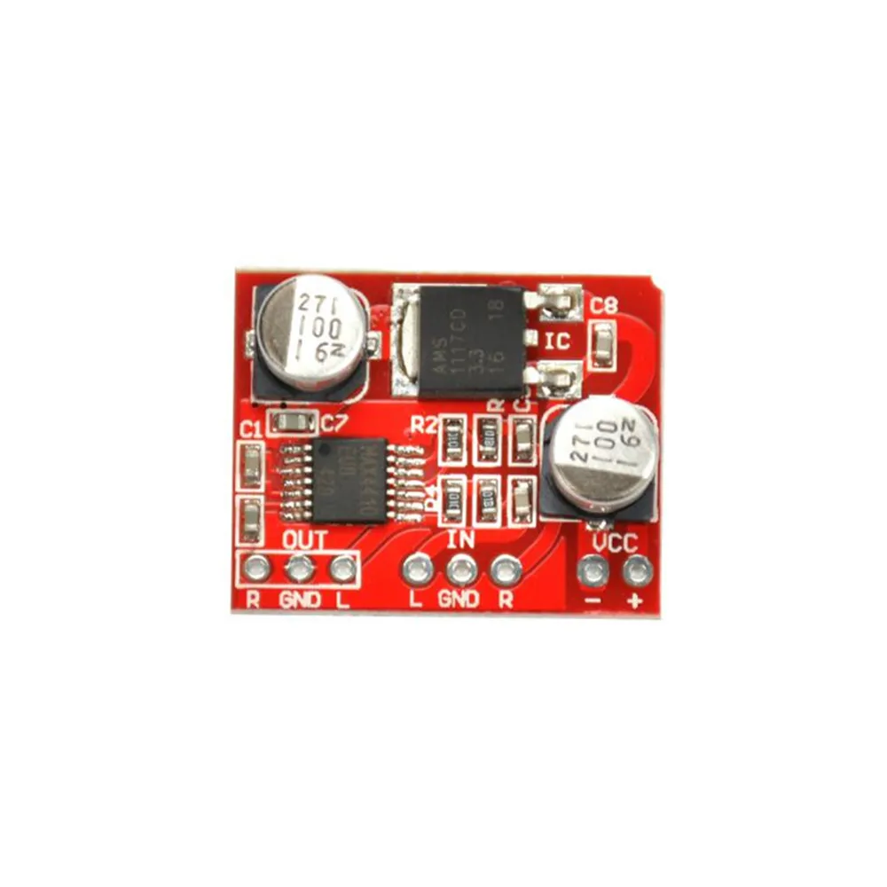 

Taidacent DC3-12V MAX4410 HIFI Headphone Amplifier Audio Board Audio Preamplifier Board