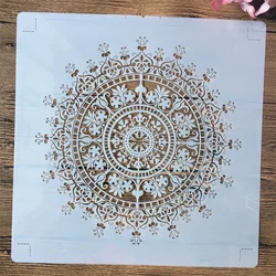 Pochoirs Mandala pour peinture murale, modèle décoratif, 30x30cm
