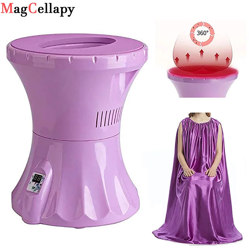 Vaginal Spa Yoni Steam Seat Sitz Bath Moxibustion Herbal Steamer V Steam Kit Fumigation Instrument For Hips Post-Partum Care