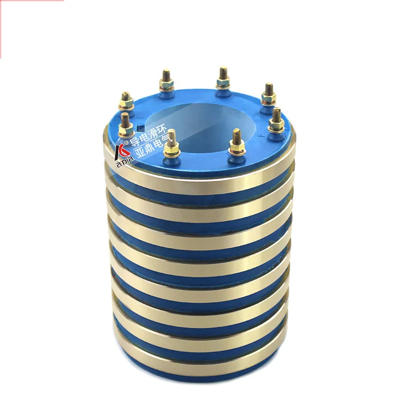 

Multi-layer high current motor conductive slip-ring insulation ring wind power brush slip-ring 8-way carbon brush collector ring