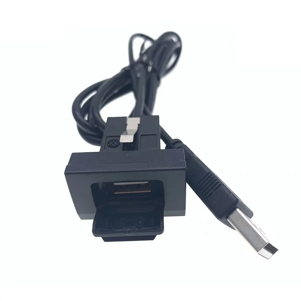 Car Radio USB Switch Cable Adapter Panel for Volkswagen VW Polo 2009 2010 2011 2012 2013 for Audi Skoda