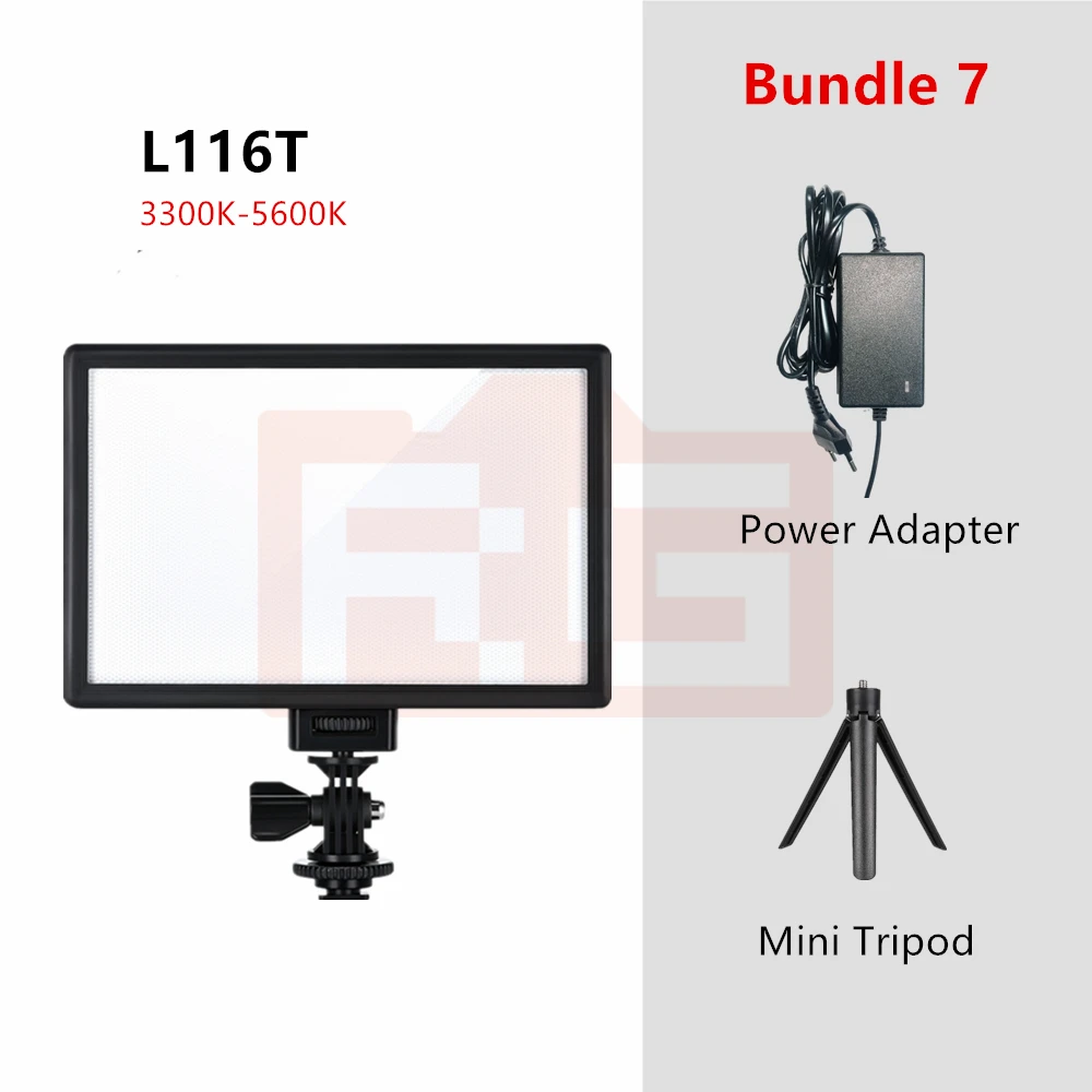 Viltrox L116T Led Video Licht Ultra Dunne Lcd Bi-Color Dimbare Studio Led Verlichting Lamp Panel Voor Camera Dv make-Up Vlog Tiktok